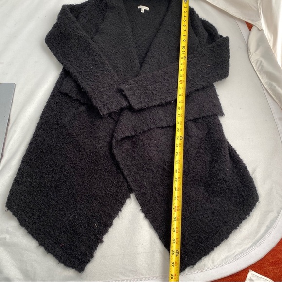 Joie Vangeline black boucle open cardigan M - Picture 7 of 7